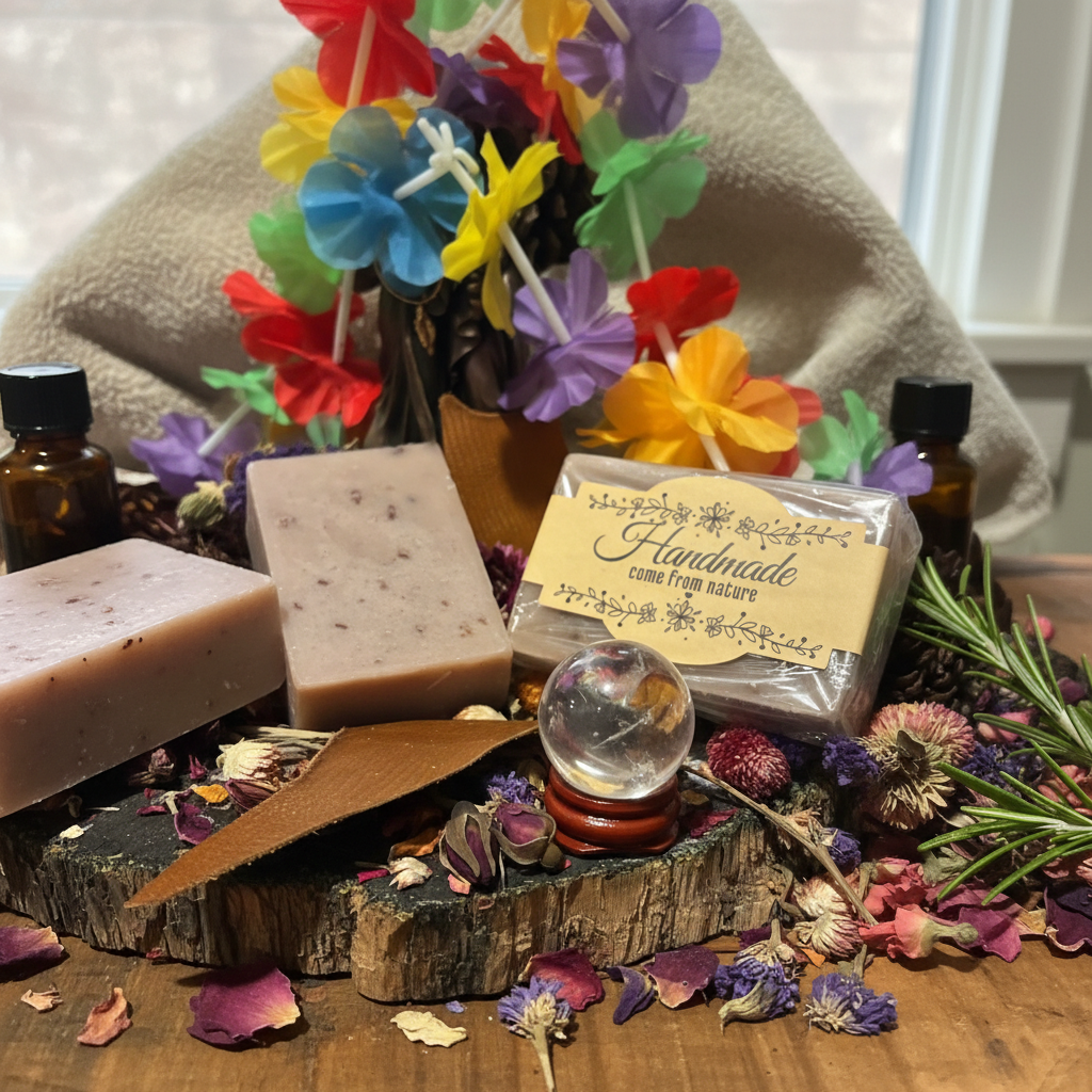 Handmade soap - rustic natural